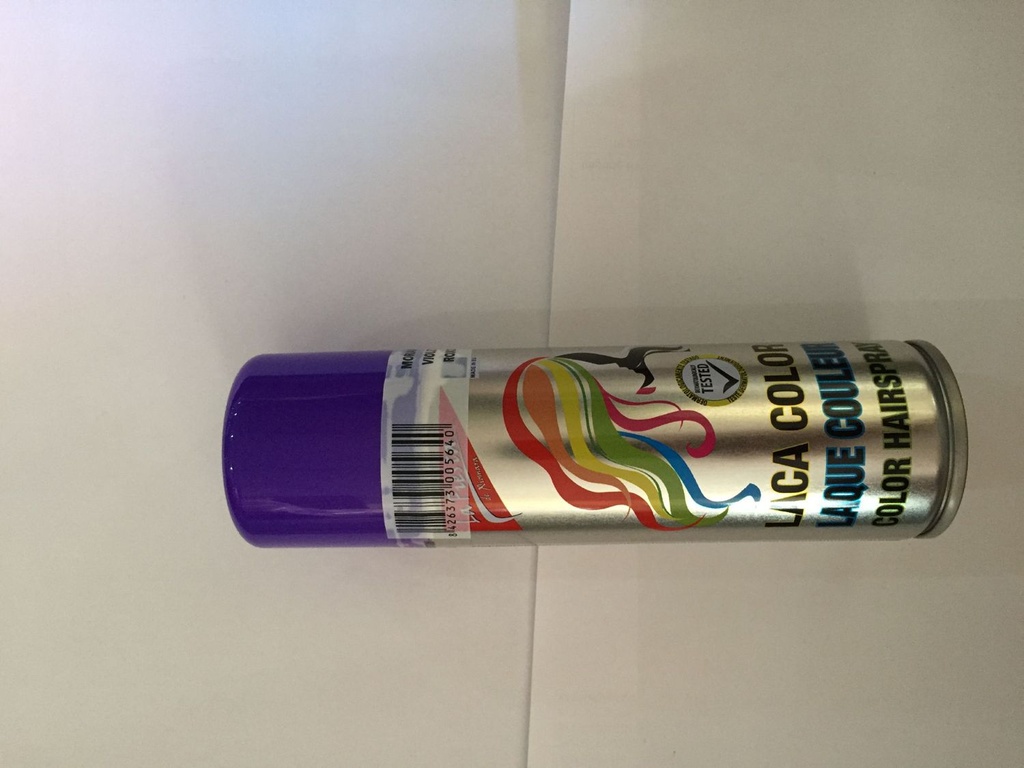 Laca en spray morado 125ml Xiomara