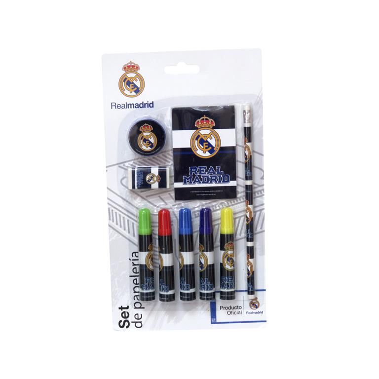 Set de papelería 9 pcs Real Madrid