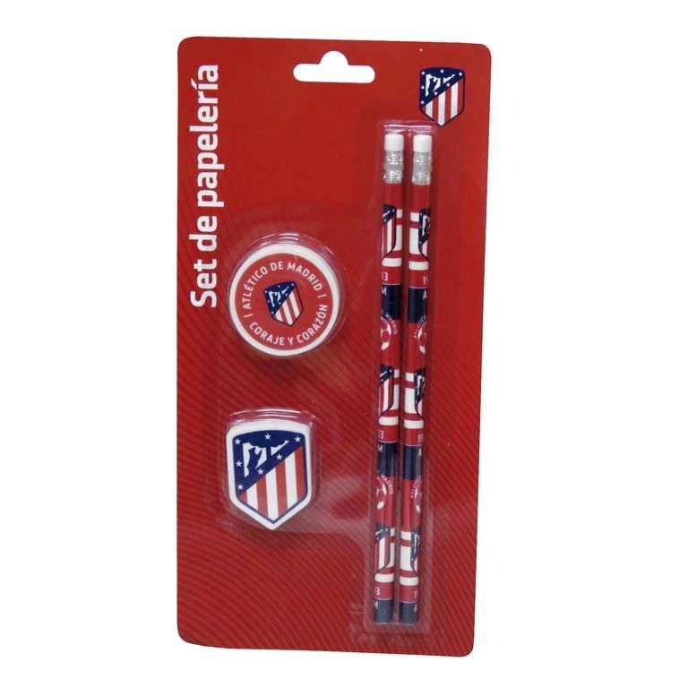 Set de papelería 4 pcs Atlético de Madrid para fanáticos