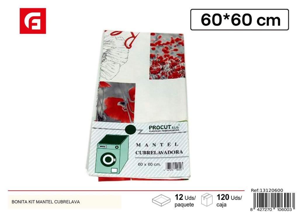 Mantel cubrelava Bonita Kit - Textil de hogar