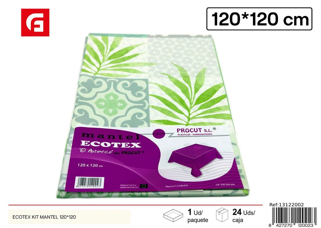 Mantel Ecotex Kit 120x120