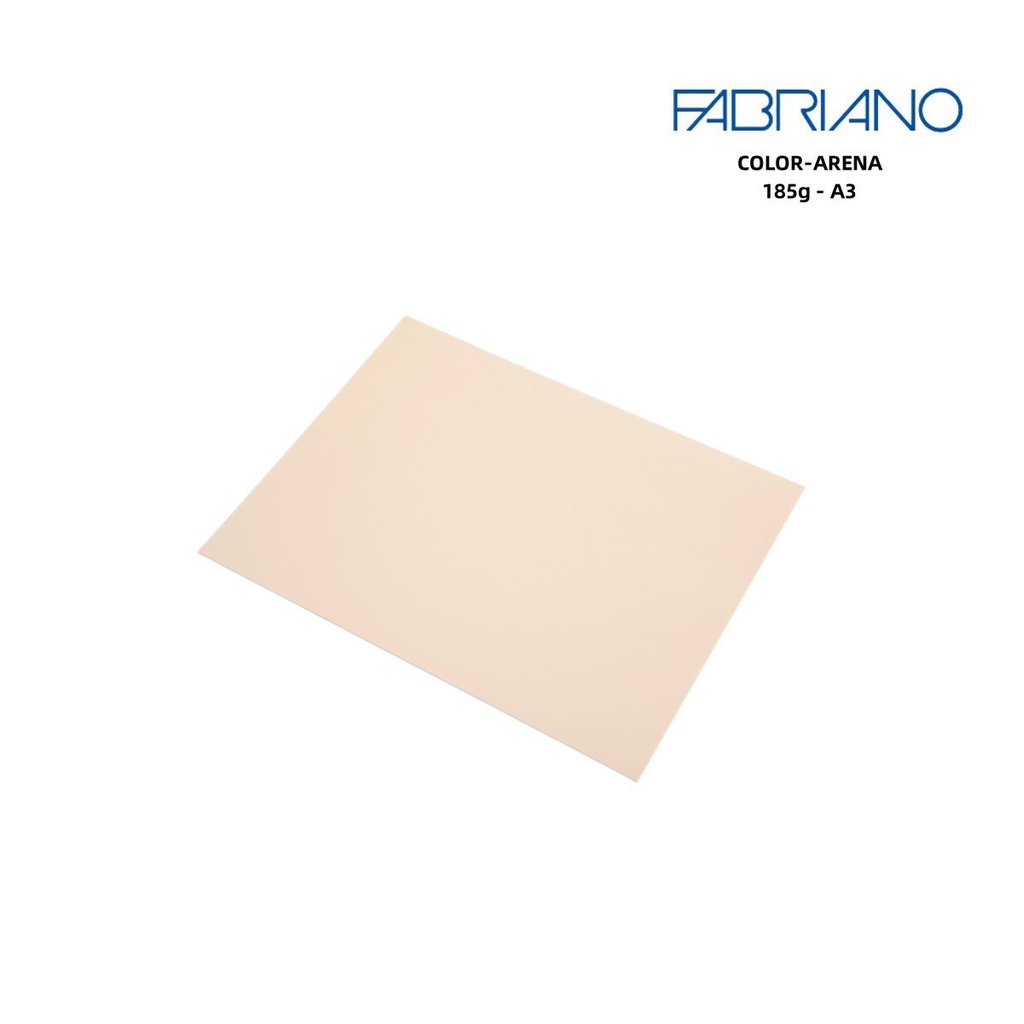 Cartulina Fabriano color arena 185g A3 para manualidades