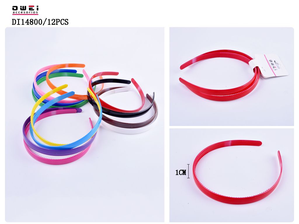 Diademas 0.12cm pack 2/u 12/u