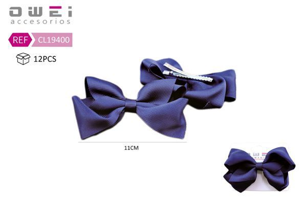 Pinza con lazo 11CM 12/U CL19400 - Accesorios para el cabello