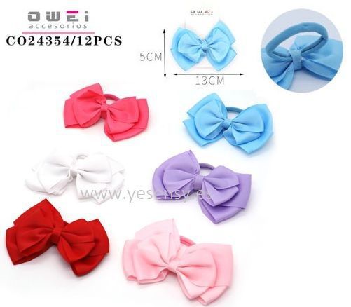 Goma lazo de 13cm 12/u CO24354 - Accesorios para el cabello