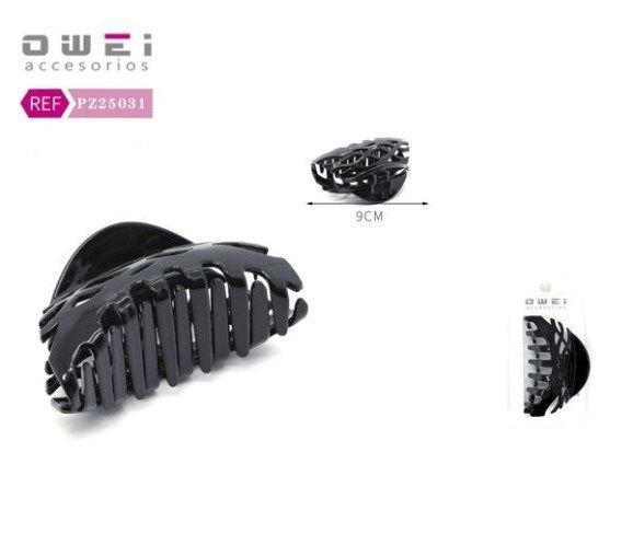 Pinza negra 9cm 12/u PZ25031 OW - Accesorios para el cabello