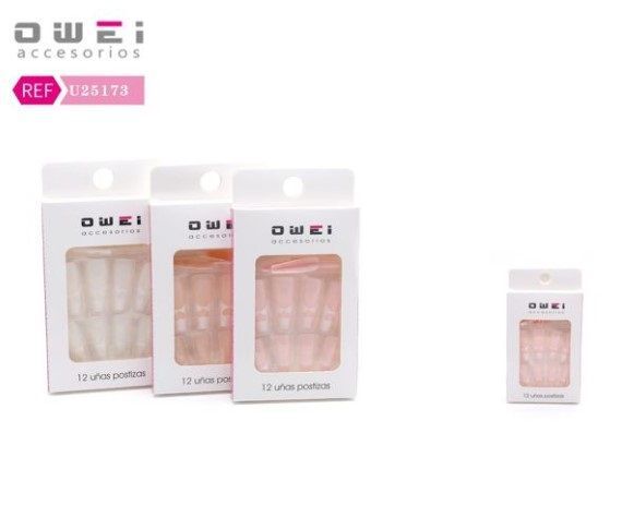 Uñas postizas 12/u U25173 para manicura