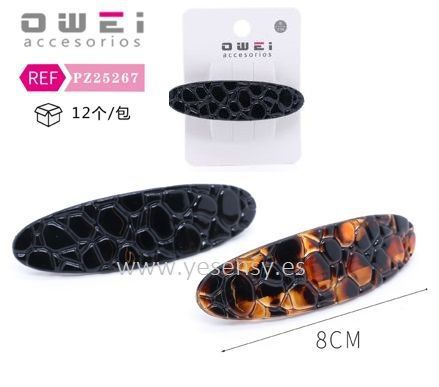 Pasador 8cm 12/u PZ25267 - Accesorios para el cabello