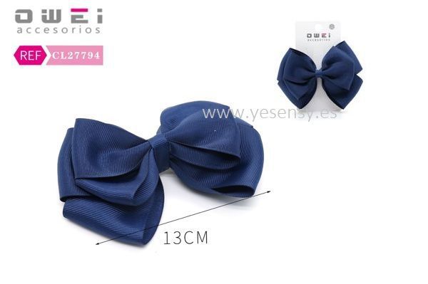 Pinza lazo 13cm 12/u CL27794 - Accesorios para el cabello