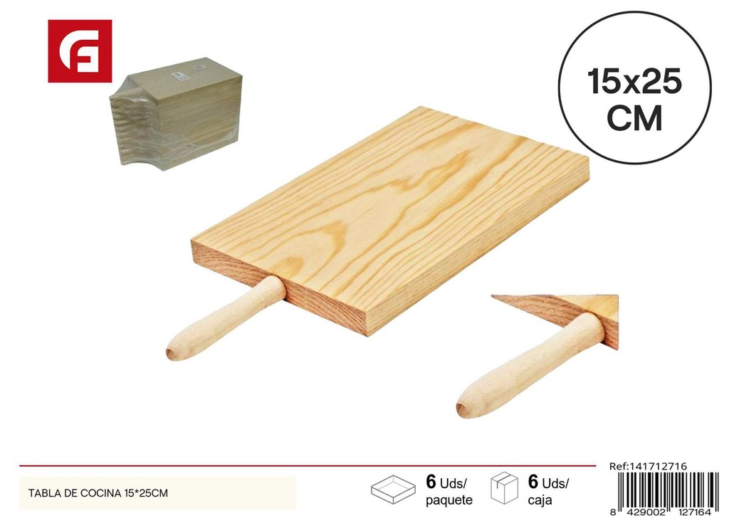 Tablas de cocina de 15 x 25 cm - Accesorios de cocina