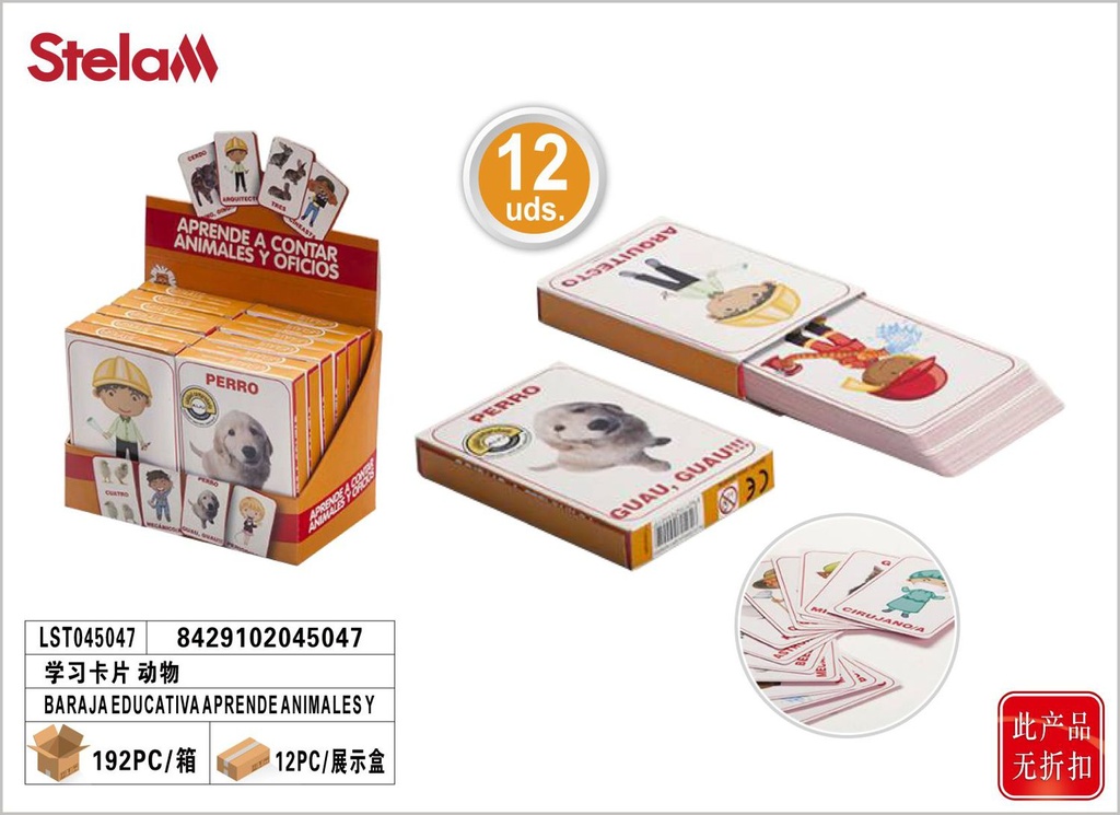 Bara de cartas Ed. Contar y Oficios - Juegos educativos y juguetes