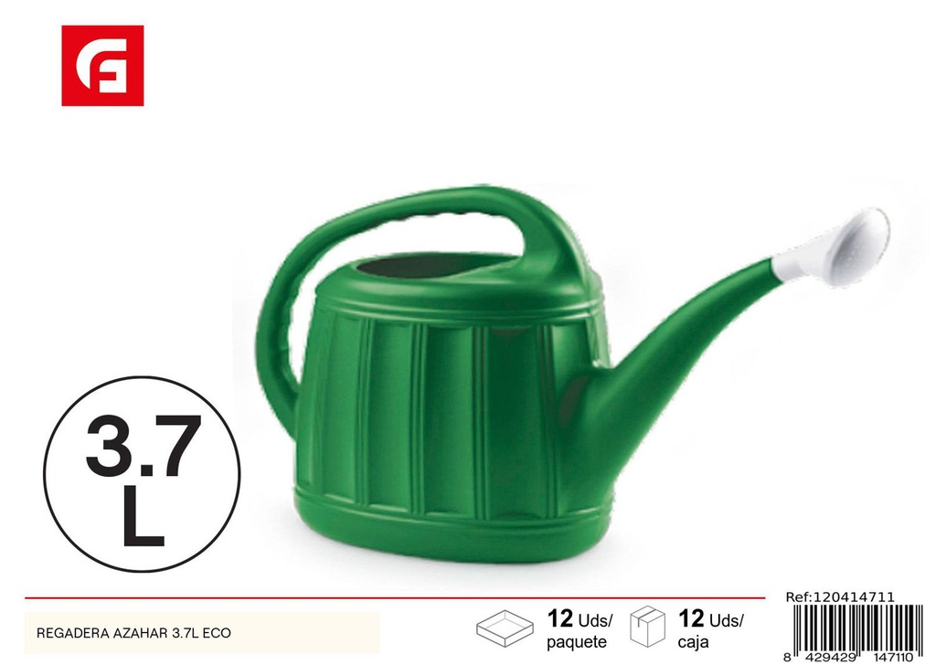 Regadera azahar 3.7L eco para jardín