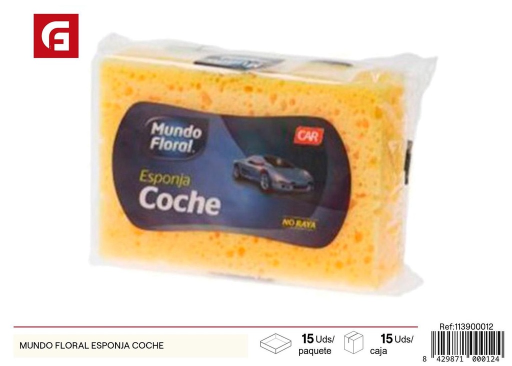  Esponja de lavar coches Mundo Floral - Accesorios de limpieza