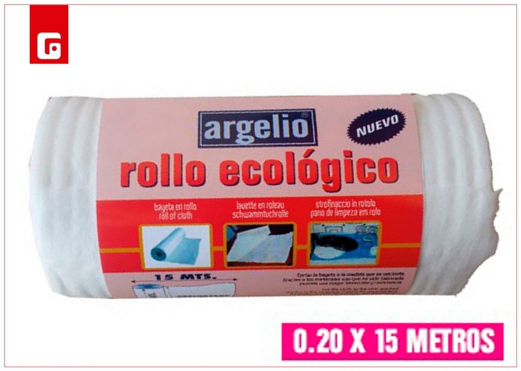 Bayeta ecológica pequeña 0.2*15 m - Accesorios de limpieza