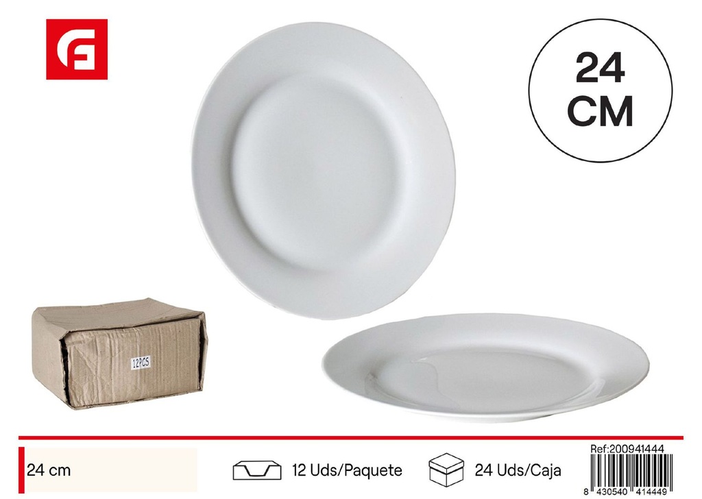 Plato llano de cerámica Balta 24cm para cocina