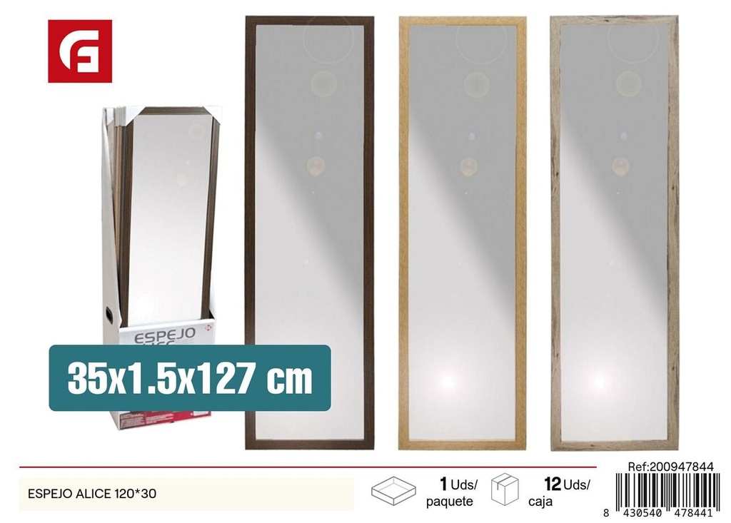 Espejo Alice 120*30 - Decoración del hogar