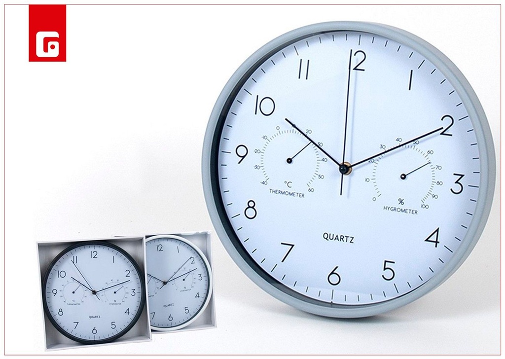 Reloj de pared meteorológico 30 cm - Decoración del hogar