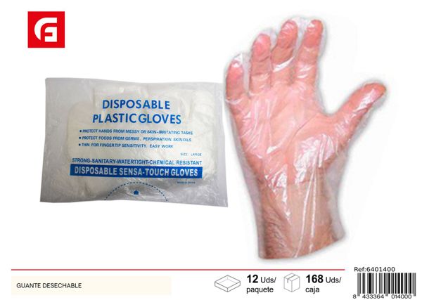 Guantes desechables para limpieza