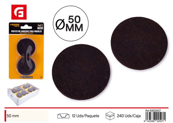 Almohadilla para patas de muebles 50mm