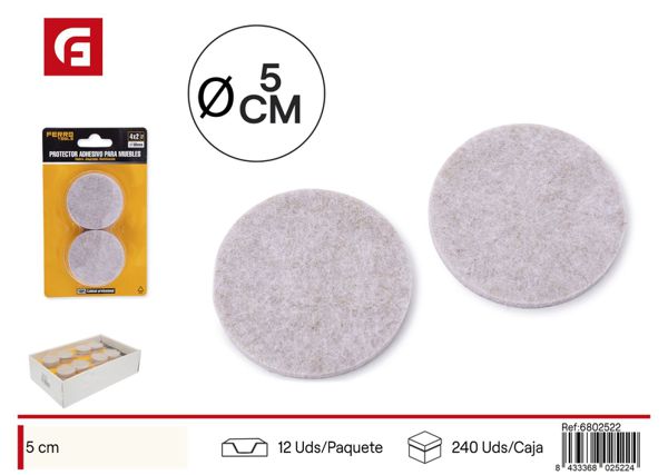 Almohadilla para patas de muebles 50mm