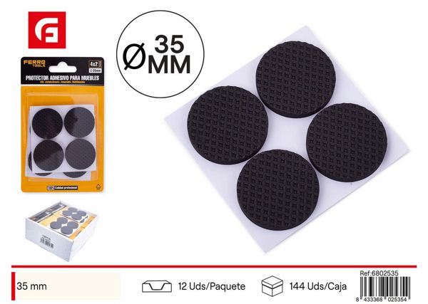 Almohadilla para pata de mueble 35mm para protección