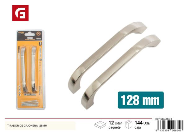 Tirador de cajonera 128mm - Accesorios de muebles