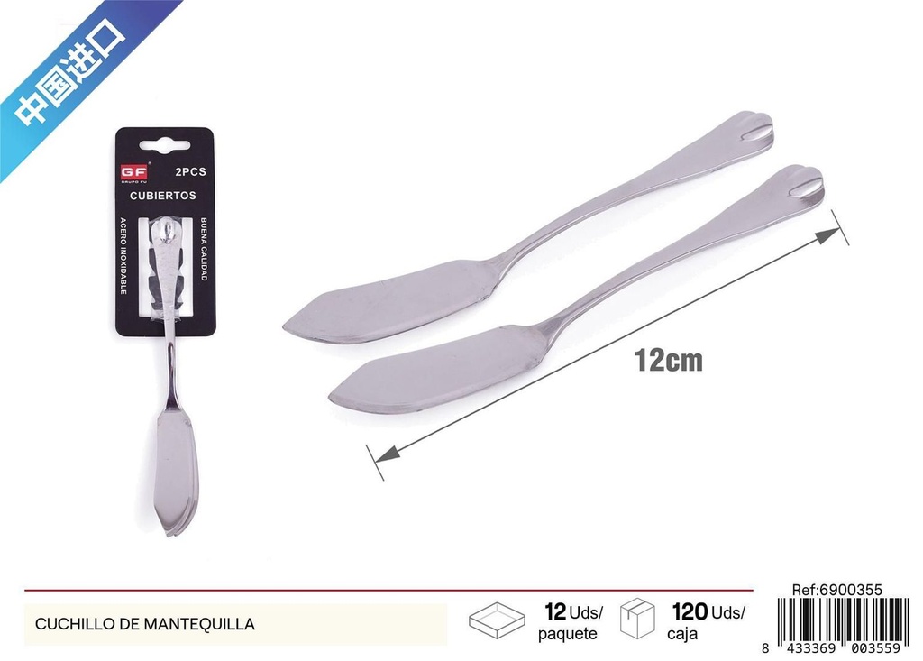 Cuchillo de mantequilla, utensilio de cocina