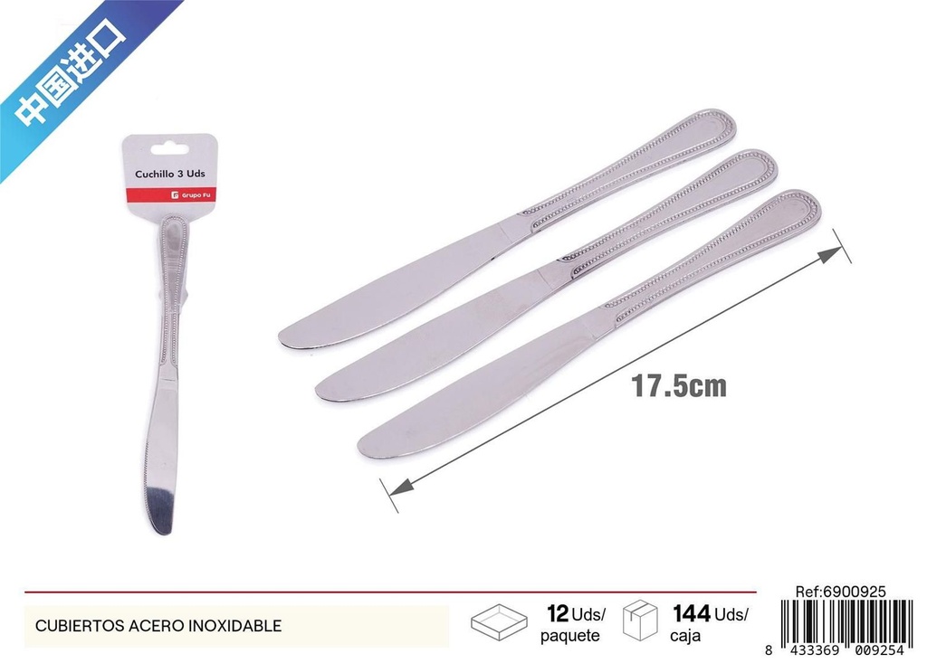 Cubiertos de acero inoxidable - Utensilios de cocina