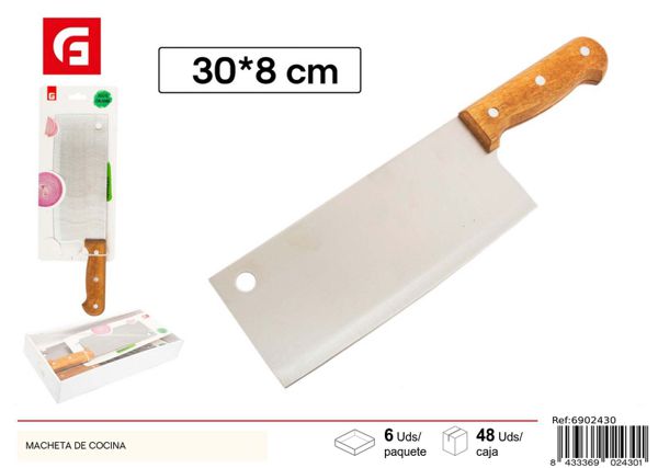 Macheta de cocina 8 pulgadas con mango de madera