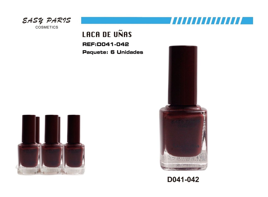 Esmalte de uñas Easy Paris 6/u para manicura