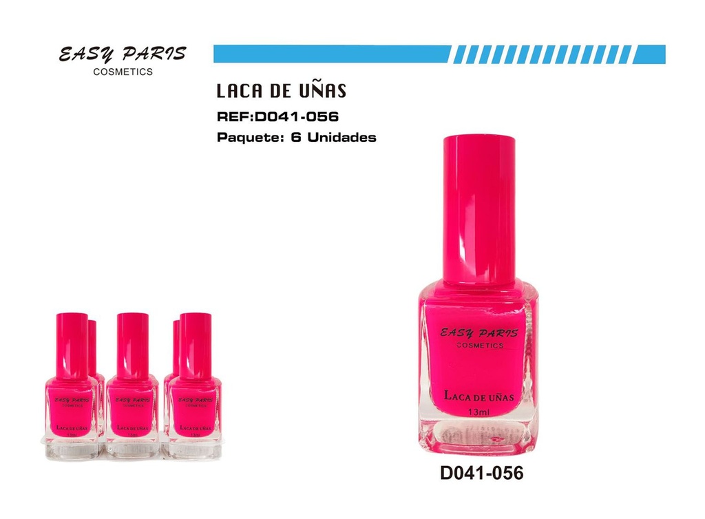 Laca de uñas Easy Paris 6/u para manicura y pedicura