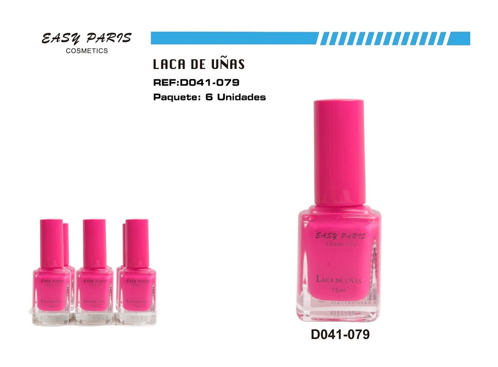 Laca de uñas Easy Paris 6/u