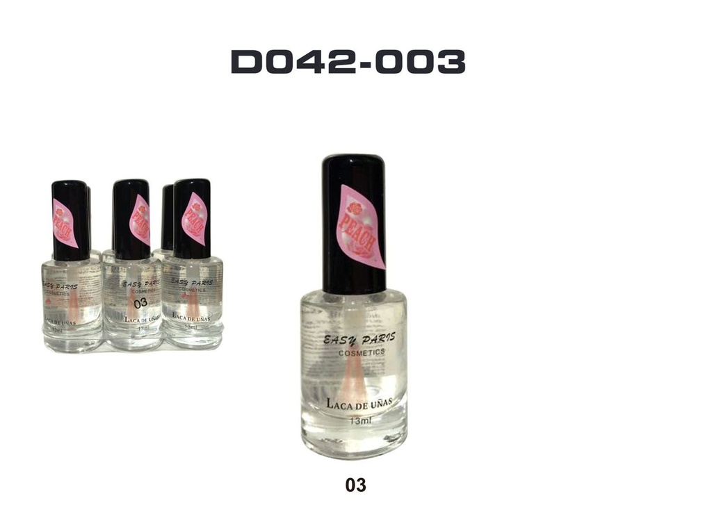 Laca de uñas Easy Paris 6/u