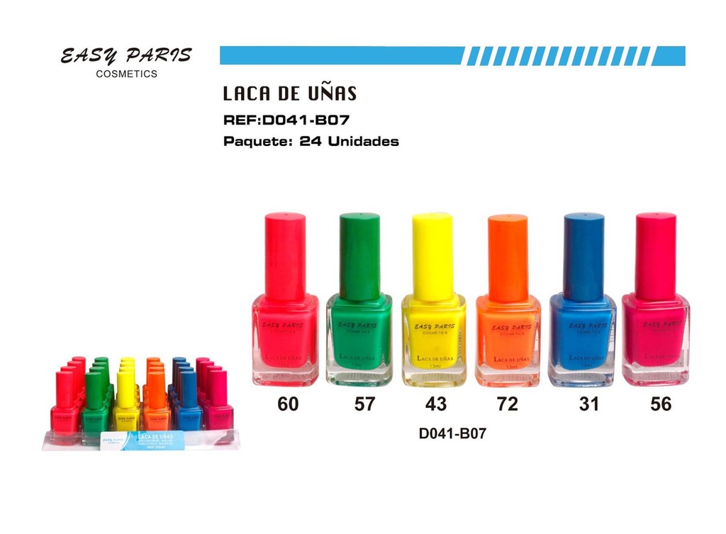 Esmalte de uñas Easy Paris 24/u