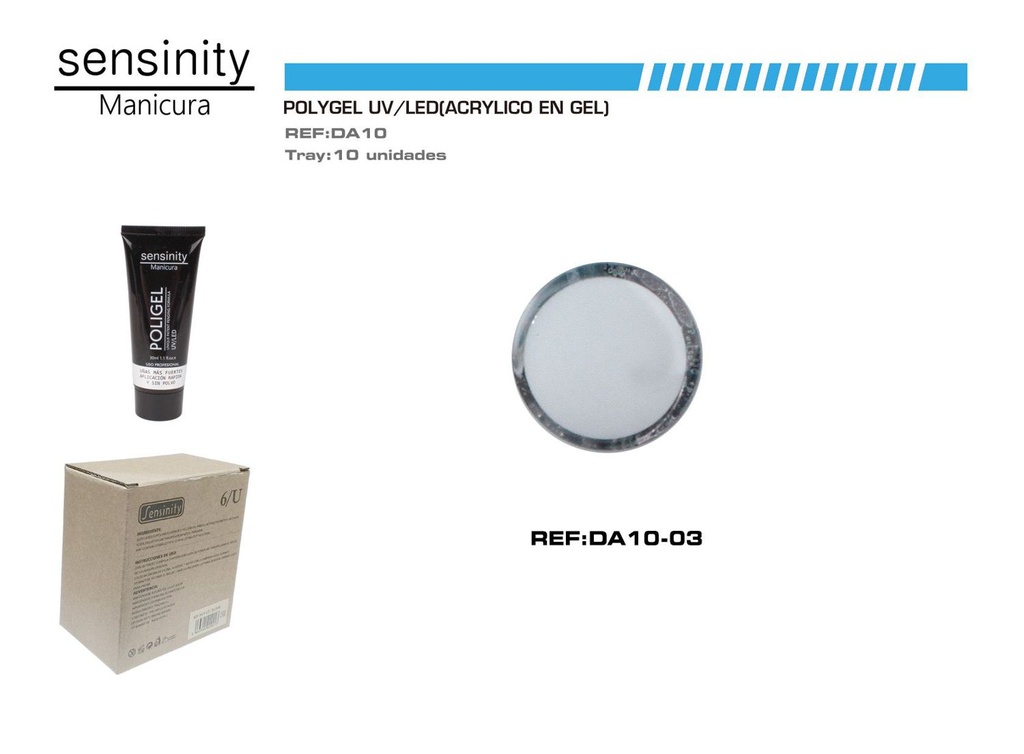 Poligel SENSINITY gris 30 ml - Productos de belleza