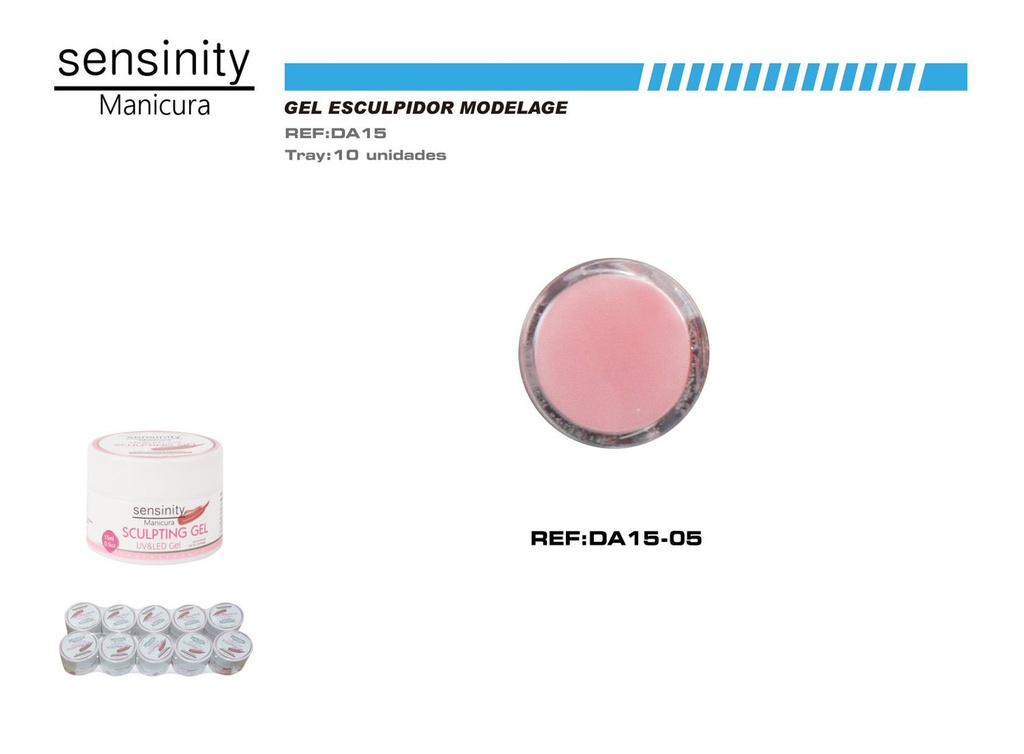 Gel UV&LED escultor 15ml - Productos de uñas
