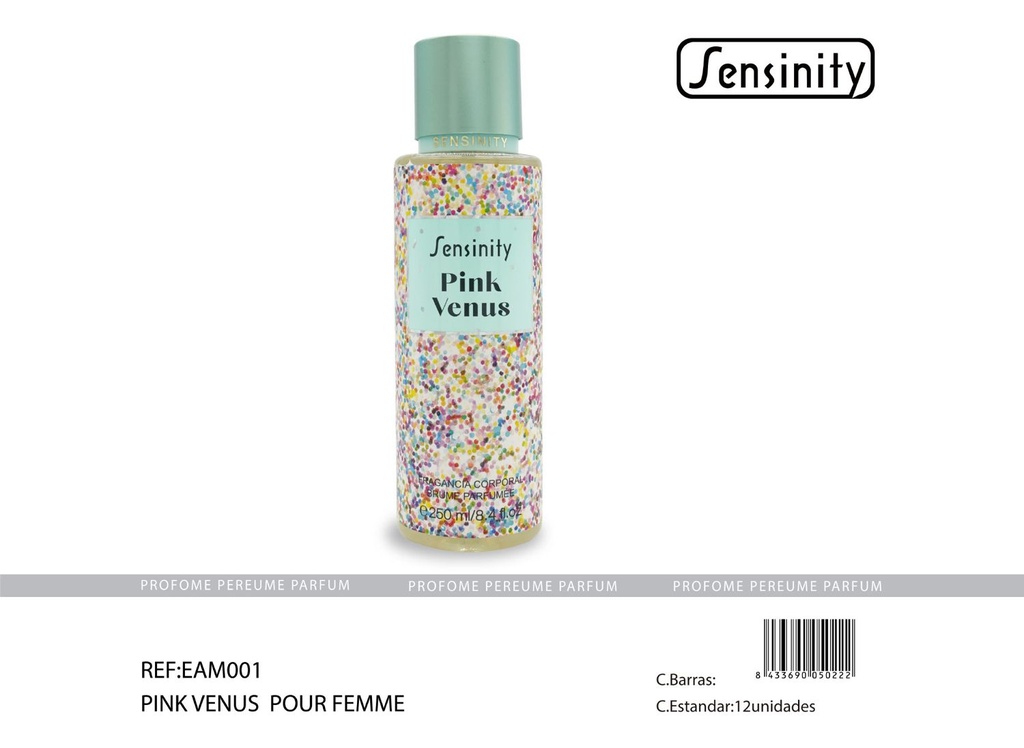 Body Splash Sensinity Pink Venus 250ml