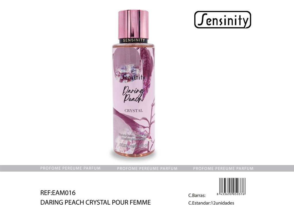 Body Spray Darling Peach Crystal 250ml Sensinity