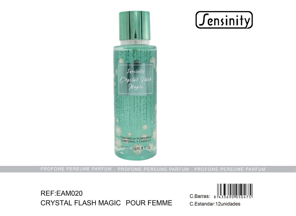 Body y cabello con brillo Crystal Flash Magic