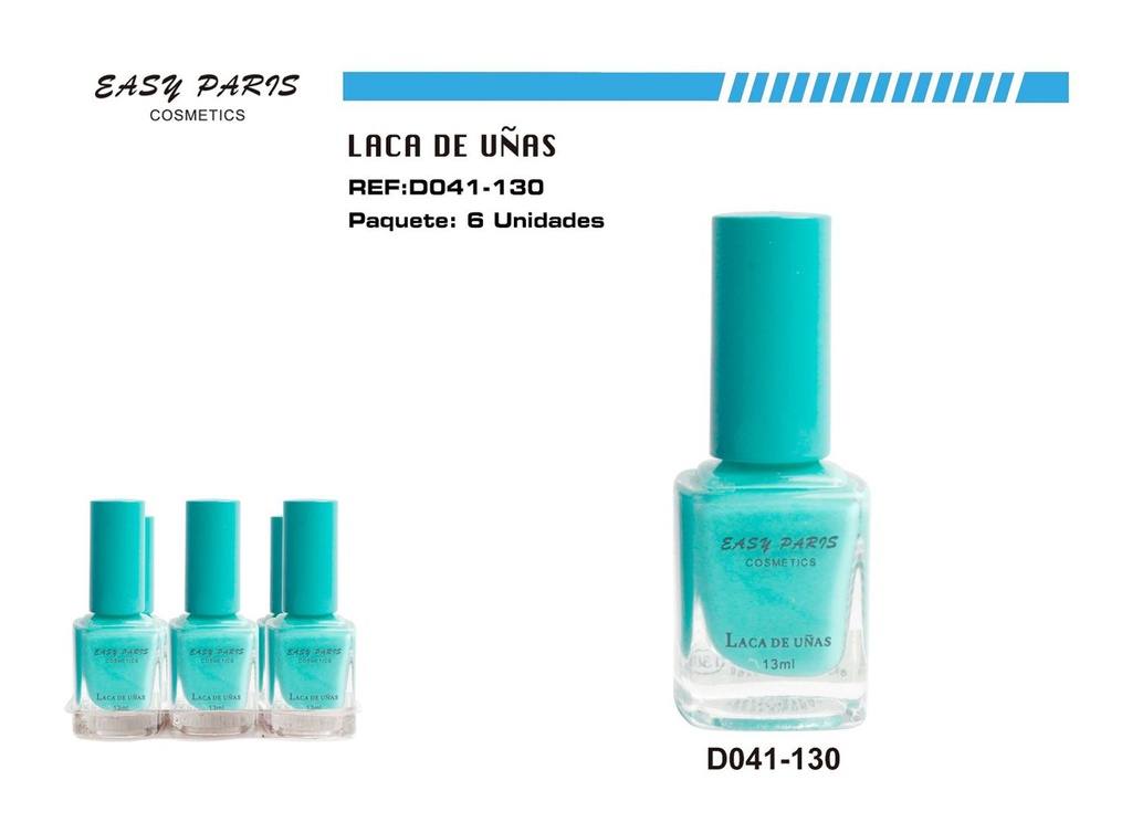 Laca de uñas Easy Paris 6/u para manicura