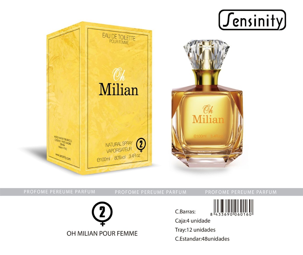 Perfume Oh Milian pour femme para mujeres