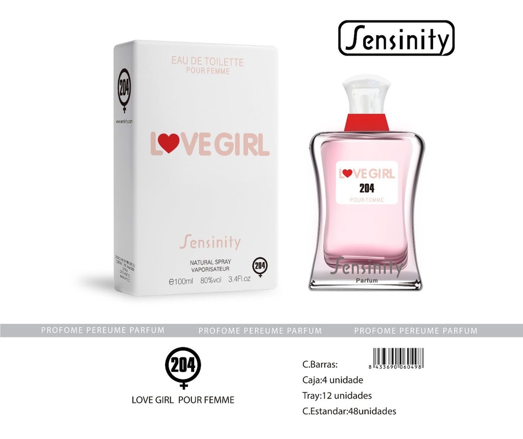 Perfume Love Girl Pour Femme