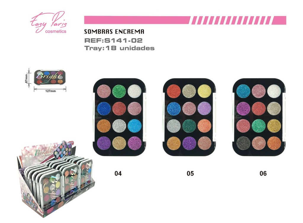 Sombra en crema bright 18/U - Maquillaje