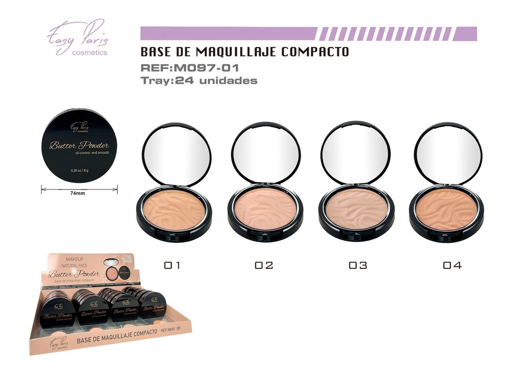Base de maquillaje mejorada 24U - Cosméticos