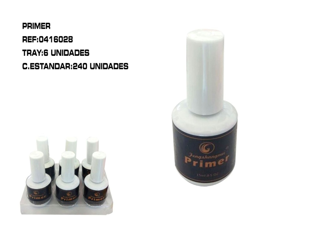 Primer para uñas 15ml uso profesional