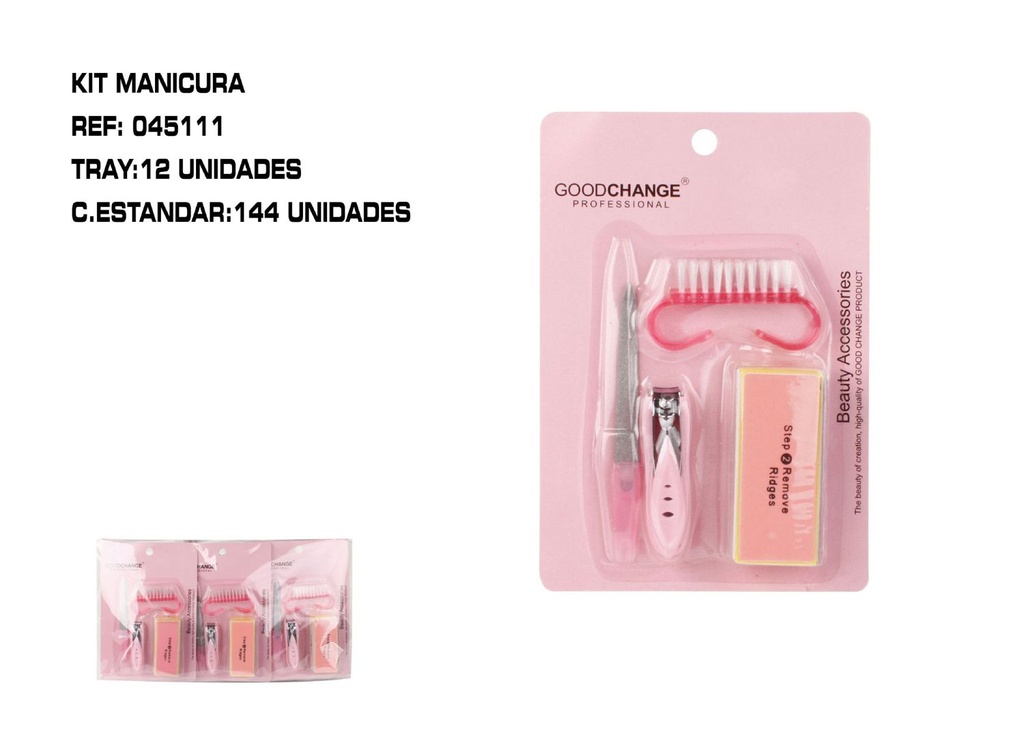 Kit accesorio de uñas 12/u 144/c