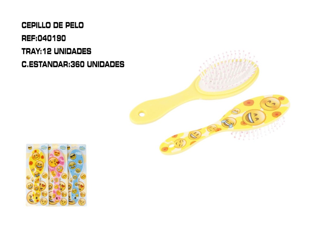 Cepillo de pelo infantil, pack de 12