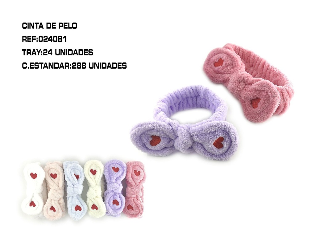 Turbante con lazo 12/u - Accesorios de cabello