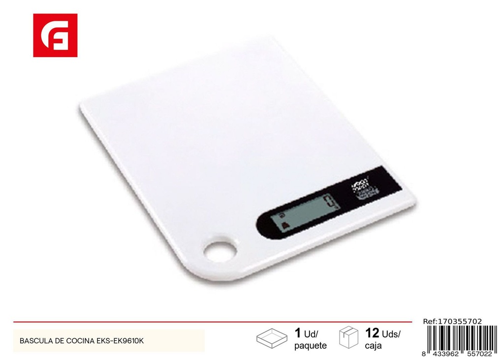 Báscula de cocina EKS-EK9610K para medidas precisas