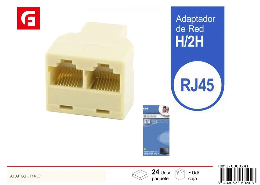 Adaptador de red para enchufes